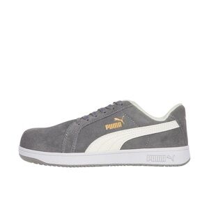 Puma Safety Toe Composite Toe Gray and White Sneakers